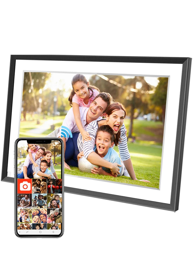 WiFi Digital Picture FrameChristmas Gift Frameo 10.1 Inch1280 * 800IPS HD Cloud Smart Digital Photo Frame,32GB Storage,