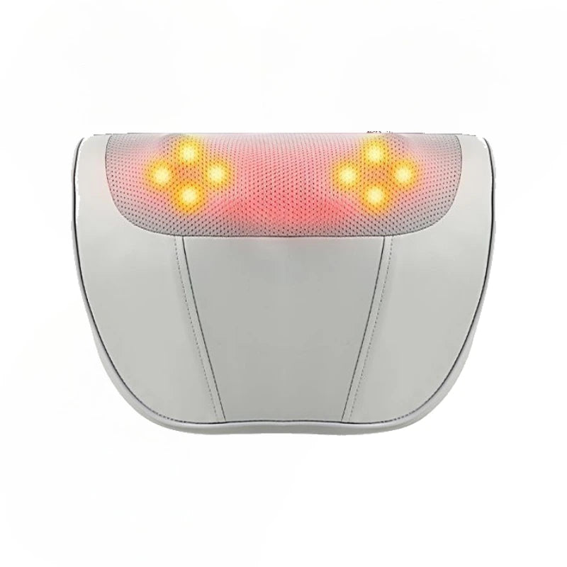 Lenovo Massage Pillow Electric Multifunctional Hot Compress Neck Massager Waist Back Shoulder Shiatsu Kneaded for car home use