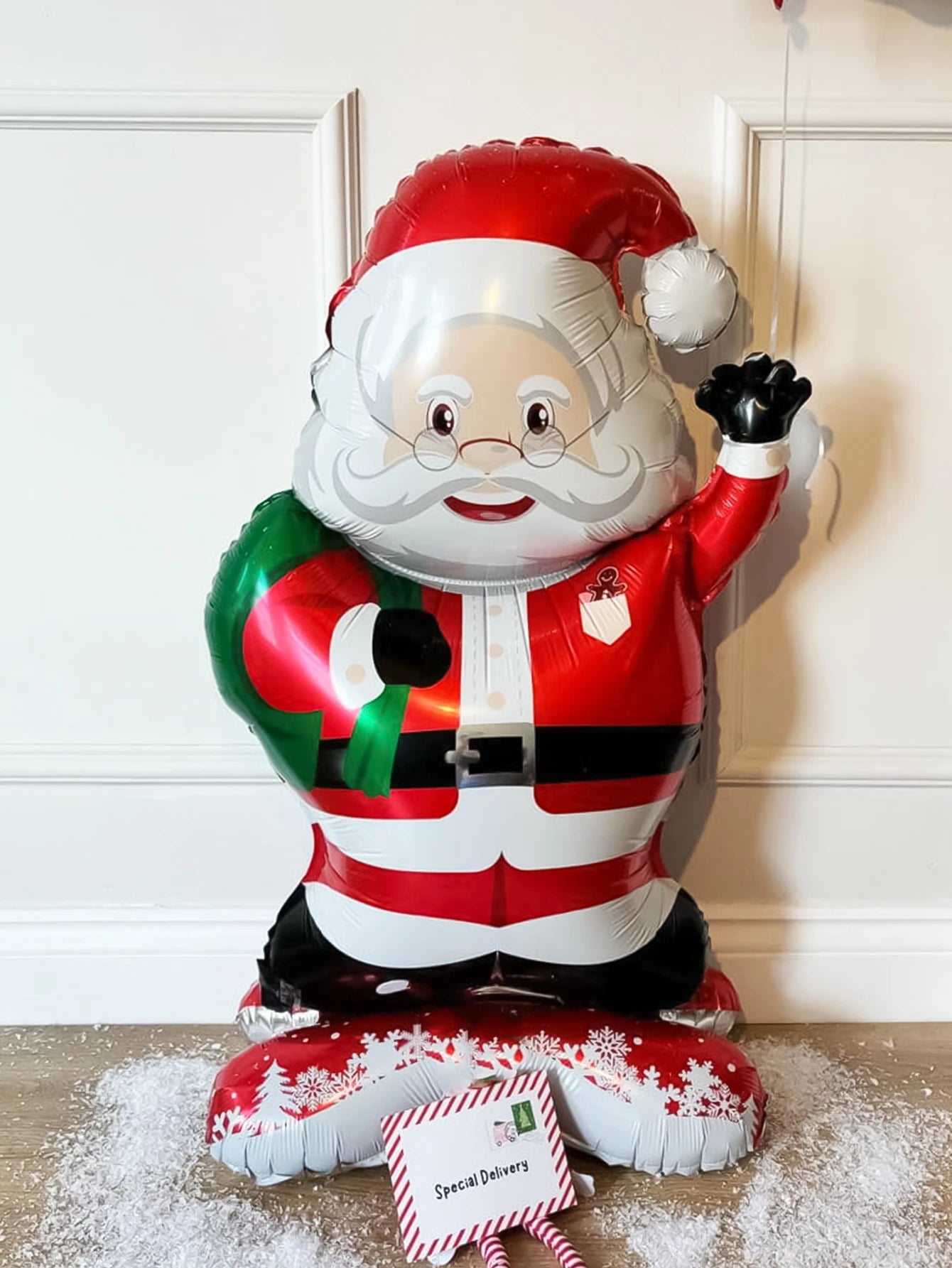 Standing Santa Claus Foil Balloon, Christmas Decoration, Christmas Theme Party, Theme Holiday Party, New Year Party Family