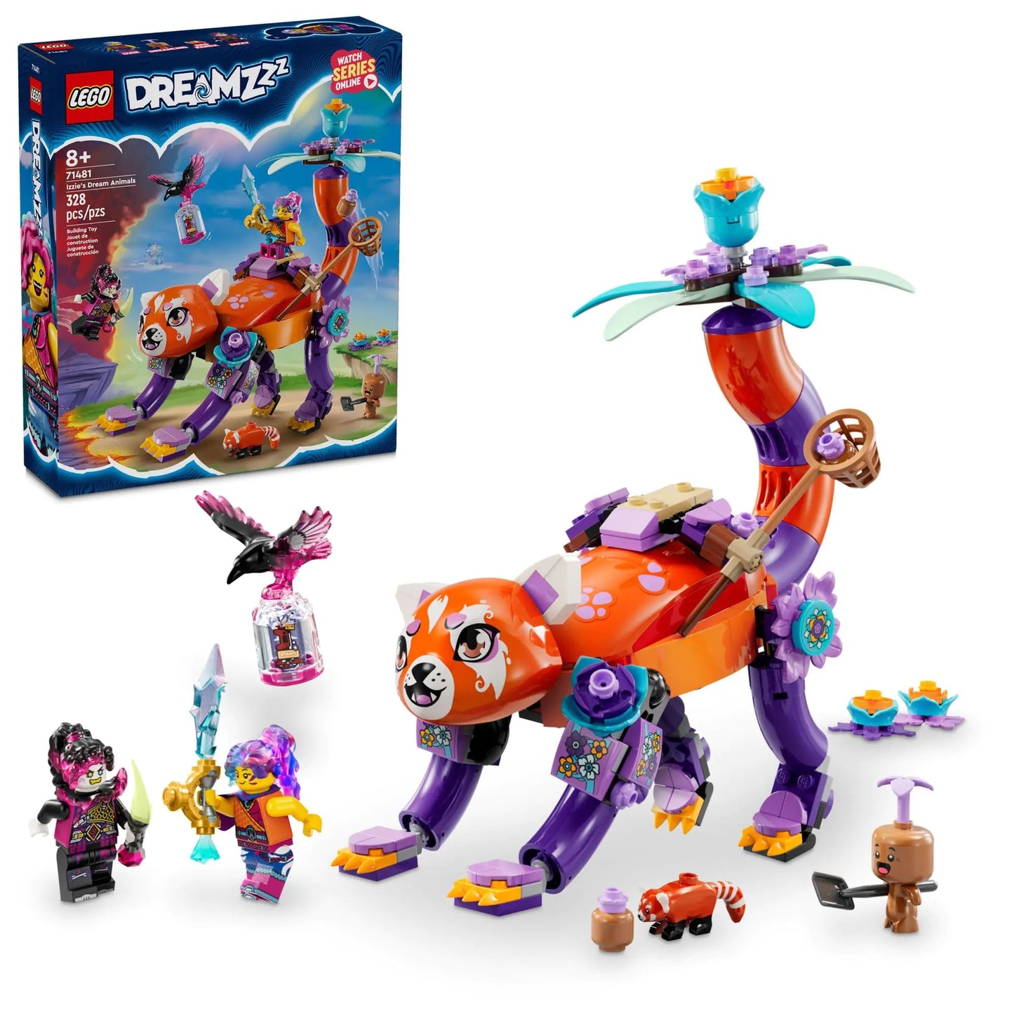 LEGO Dreamzzz Izzie’s Dream Animals Toys - Building Toys Set for Kids Girls & Boys Ages 8+ - Gift for Christmas - 71481 - JoyBoxOneStop